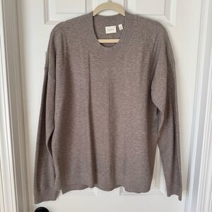 Cyrus Crew Neck Long Sleeve Sweater - Taupe - XL - NWOT